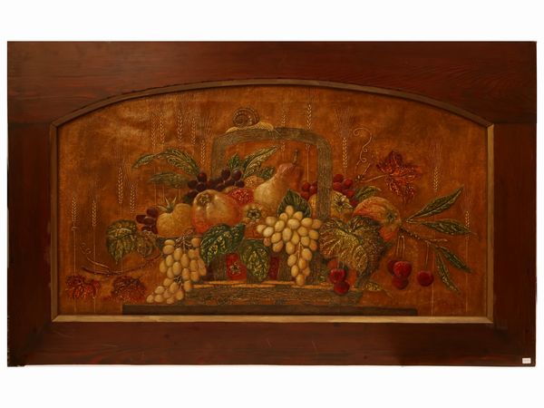 Pannello decorativo  - Asta 	 Una casa fiorentina. Tra tradizione e modernit Arte moderna e contemporanea Raccolta di dipinti moderni e Design - II  - Associazione Nazionale - Case d'Asta italiane