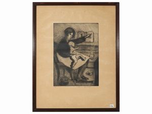 ROMANO ROMANELLI - Donna con bambino