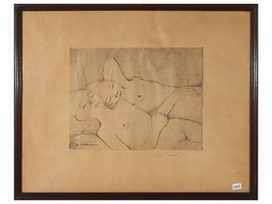 Felice Casorati - Due figure