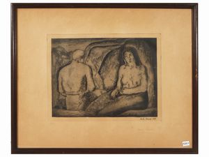 Carlo Carrà - Gli amanti 1927