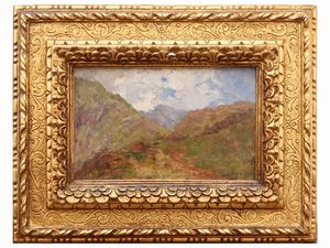 Giovanni Cappa Legora - Paesaggio montano 1922