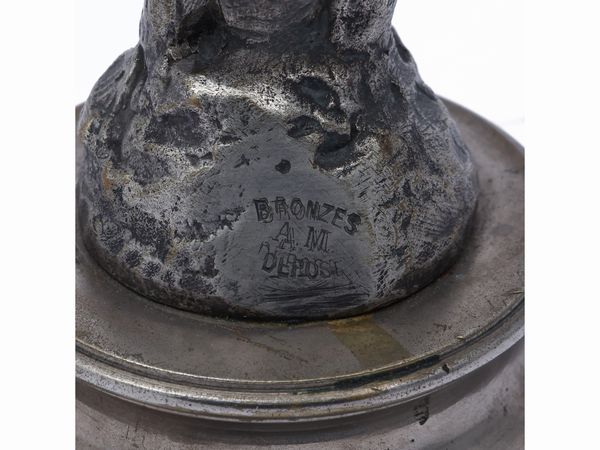 Piccolo gruppo in bronzo  - Asta Una casa fiorentina. Tra tradizione e modernit Le collezioni, i dipinti, gli arredi - III  - Associazione Nazionale - Case d'Asta italiane