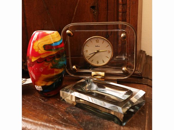 Vaso in vetro spesso arlecchino  - Asta Una casa fiorentina. Tra tradizione e modernit Le collezioni, i dipinti, gli arredi - III  - Associazione Nazionale - Case d'Asta italiane