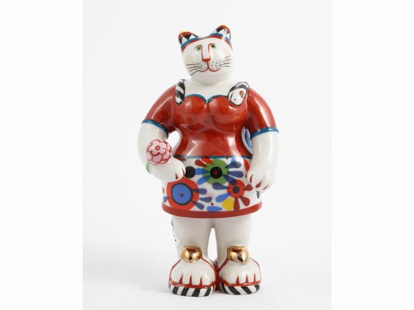 Figura in porcellana da collezione, Rosemarie, Villeroy & Boch  - Asta Una casa fiorentina. Tra tradizione e modernit Le collezioni, i dipinti, gli arredi - III  - Associazione Nazionale - Case d'Asta italiane
