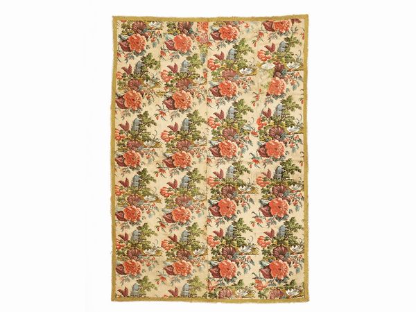 Drappo in gros broccato di seta, XVIII secolo  - Asta Una casa fiorentina. Tra tradizione e modernit� Le collezioni, i dipinti, gli arredi - III  - Associazione Nazionale - Case d'Asta italiane