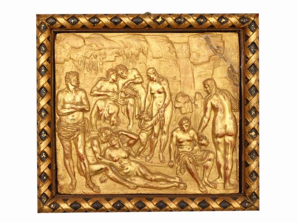 Scena classica con bagnanti  - Asta Una casa fiorentina. Tra tradizione e modernit� Le collezioni, i dipinti, gli arredi - III  - Associazione Nazionale - Case d'Asta italiane