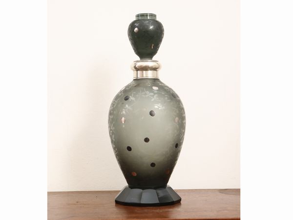 Due accessori in vetro  - Asta Una casa fiorentina. Tra tradizione e modernit Le collezioni, i dipinti, gli arredi - III  - Associazione Nazionale - Case d'Asta italiane