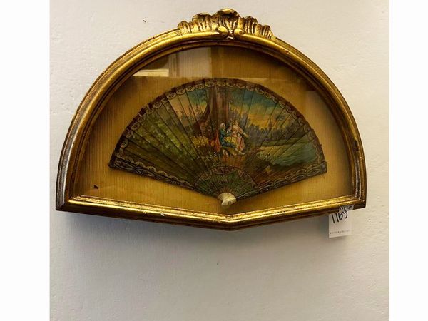 Ventaglio decorativo in lacca  - Asta Una casa fiorentina. Tra tradizione e modernit Le collezioni, i dipinti, gli arredi - III  - Associazione Nazionale - Case d'Asta italiane
