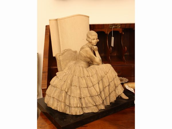 Gruppo in terracotta, Cacciapuoti  - Asta Una casa fiorentina. Tra tradizione e modernit Le collezioni, i dipinti, gli arredi - III  - Associazione Nazionale - Case d'Asta italiane