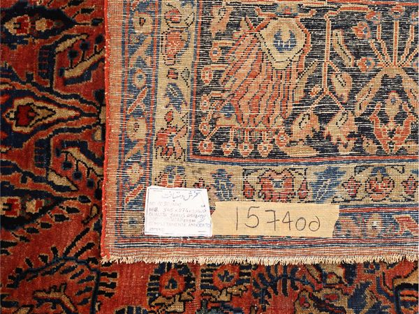 Tappeto persiano Sarug  - Asta Una casa fiorentina. Tra tradizione e modernit Le collezioni, i dipinti, gli arredi - III  - Associazione Nazionale - Case d'Asta italiane