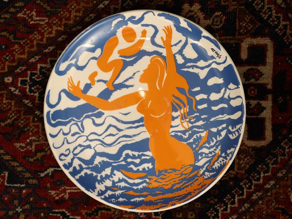 Serie di sette piatti decorativi in ceramica  - Asta Una casa fiorentina. Tra tradizione e modernit Le collezioni, i dipinti, gli arredi - III  - Associazione Nazionale - Case d'Asta italiane