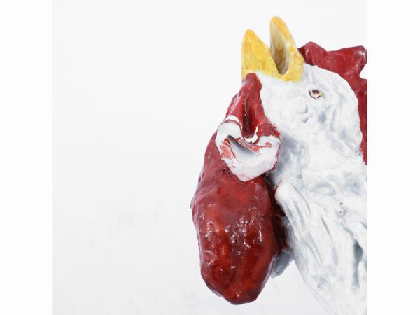 Coppia di galli in porcellana  - Asta Una casa fiorentina. Tra tradizione e modernit Le collezioni, i dipinti, gli arredi - III  - Associazione Nazionale - Case d'Asta italiane