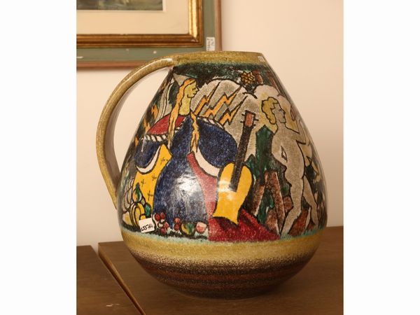 Versatoio in ceramica  - Asta Una casa fiorentina. Tra tradizione e modernit Le collezioni, i dipinti, gli arredi - III  - Associazione Nazionale - Case d'Asta italiane