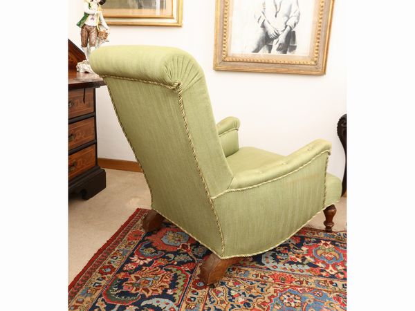 Poltrona da lettura imbottita  - Asta Una casa fiorentina. Tra tradizione e modernit Le collezioni, i dipinti, gli arredi - III  - Associazione Nazionale - Case d'Asta italiane