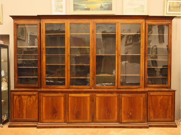 Grande libreria in ciliegio  - Asta Una casa fiorentina. Tra tradizione e modernit Le collezioni, i dipinti, gli arredi - III  - Associazione Nazionale - Case d'Asta italiane