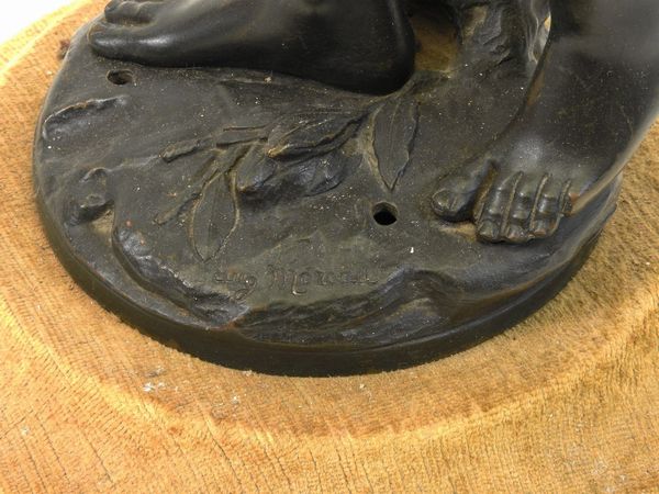 Auguste Moreau : Puttino  - Asta Una casa fiorentina. Tra tradizione e modernit Le collezioni, i dipinti, gli arredi - III  - Associazione Nazionale - Case d'Asta italiane