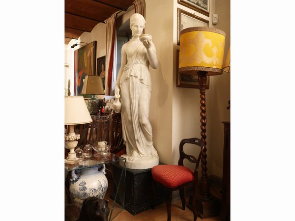 Dea Ebe, Seguace di Berthel Thorvaldsen  - Asta Una casa fiorentina. Tra tradizione e modernit Le collezioni, i dipinti, gli arredi - III  - Associazione Nazionale - Case d'Asta italiane