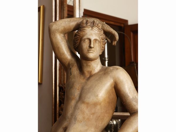 Eros, Manifattura di Signa, inizio del XX secolo  - Asta Una casa fiorentina. Tra tradizione e modernit Le collezioni, i dipinti, gli arredi - III  - Associazione Nazionale - Case d'Asta italiane