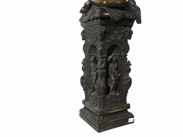 SCULTORE ITALIANO DEL XIX SECOLO : Perseo con la testa di Medusa, da Benvenuto Cellini  - Asta Una casa fiorentina. Tra tradizione e modernit Le collezioni, i dipinti, gli arredi - III  - Associazione Nazionale - Case d'Asta italiane