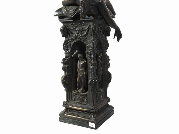 SCULTORE ITALIANO DEL XIX SECOLO : Perseo con la testa di Medusa, da Benvenuto Cellini  - Asta Una casa fiorentina. Tra tradizione e modernit Le collezioni, i dipinti, gli arredi - III  - Associazione Nazionale - Case d'Asta italiane