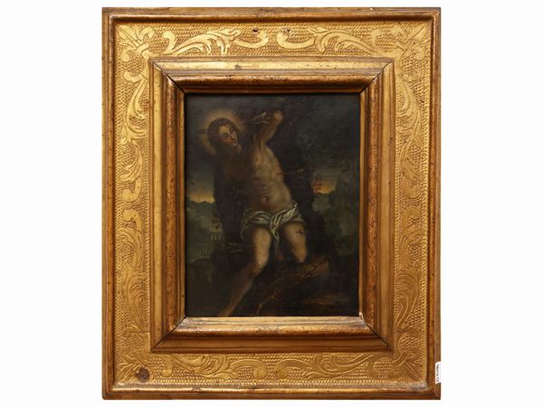 San Sebastiano, da Tintoretto  - Asta Una casa fiorentina. Tra tradizione e modernit Le collezioni, i dipinti, gli arredi - III  - Associazione Nazionale - Case d'Asta italiane