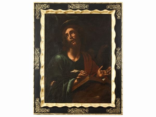 Da Carlo Dolci : San Giovanni Evangelista  - Asta Una casa fiorentina. Tra tradizione e modernit Le collezioni, i dipinti, gli arredi - III  - Associazione Nazionale - Case d'Asta italiane