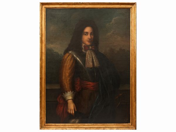 Scuola fiamminga : Ritratto di Gentiluomo in armatura e Ritratto di Gentildonna  - Asta Una casa fiorentina. Tra tradizione e modernit Le collezioni, i dipinti, gli arredi - III  - Associazione Nazionale - Case d'Asta italiane