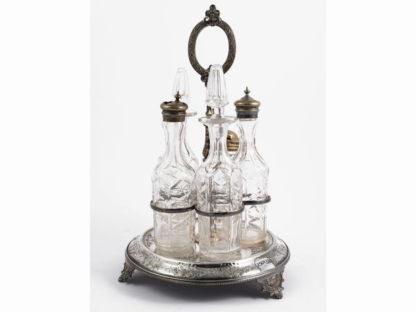 Cruet in metallo argentato  - Asta Una casa fiorentina. Tra tradizione e modernit Le collezioni, i dipinti, gli arredi - III  - Associazione Nazionale - Case d'Asta italiane