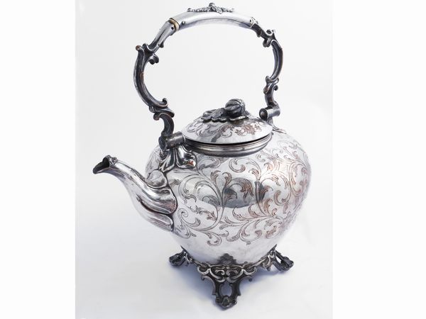 Samovar in metallo argentato  - Asta Una casa fiorentina. Tra tradizione e modernit Le collezioni, i dipinti, gli arredi - III  - Associazione Nazionale - Case d'Asta italiane