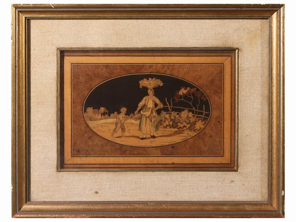 Personaggi in costume popolare  - Asta Una casa fiorentina. Tra tradizione e modernit Le collezioni, i dipinti, gli arredi - III  - Associazione Nazionale - Case d'Asta italiane