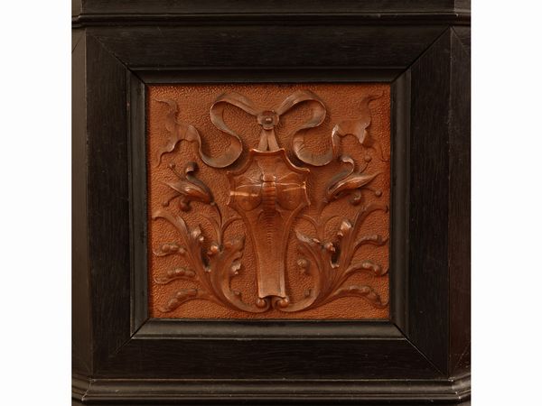 Scrigno in legno ebanizzato e bosso, Ebanista fiorentino della seconda met del XIX secolo  - Asta Una casa fiorentina. Tra tradizione e modernit Le collezioni, i dipinti, gli arredi - III  - Associazione Nazionale - Case d'Asta italiane