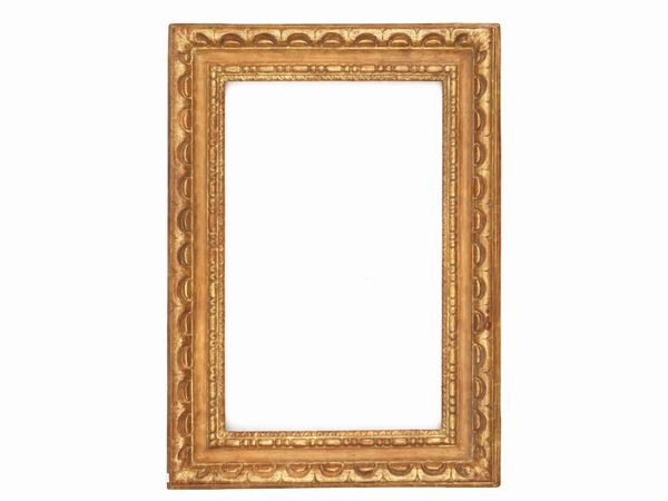 Cornice in legno intagliato e dorato  - Asta Una casa fiorentina. Tra tradizione e modernit Le collezioni, i dipinti, gli arredi - III  - Associazione Nazionale - Case d'Asta italiane