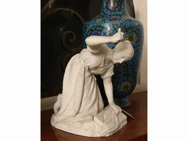 Gruppo in biscuit, Svres  - Asta Una casa fiorentina. Tra tradizione e modernit Le collezioni, i dipinti, gli arredi - III  - Associazione Nazionale - Case d'Asta italiane