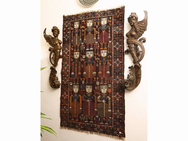 Tappeto caucasico  - Asta Una casa fiorentina. Tra tradizione e modernit Le collezioni, i dipinti, gli arredi - III  - Associazione Nazionale - Case d'Asta italiane