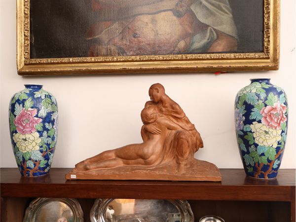 Coppia di vasi in porcellana  - Asta Una casa fiorentina. Tra tradizione e modernit Le collezioni, i dipinti, gli arredi - III  - Associazione Nazionale - Case d'Asta italiane