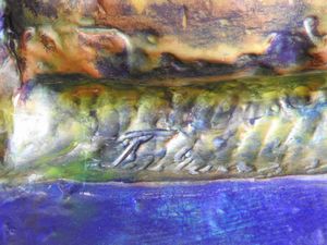 Grande gruppo in ceramica smaltata a lustro nei toni del verde, Zsolnay  - Asta Una casa fiorentina. Tra tradizione e modernit Le collezioni, i dipinti, gli arredi - III  - Associazione Nazionale - Case d'Asta italiane