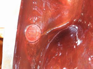 Grande gruppo in ceramica smaltata a lustro nei toni del verde, Zsolnay  - Asta Una casa fiorentina. Tra tradizione e modernit Le collezioni, i dipinti, gli arredi - III  - Associazione Nazionale - Case d'Asta italiane