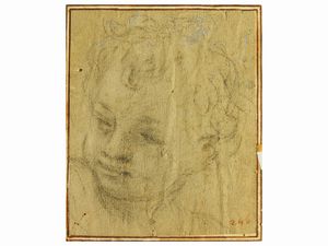 Pietro da Cortona attribuito - Testa di puttino