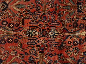 Tappeto persiano Sarug  - Asta Una casa fiorentina. Tra tradizione e modernit Le collezioni, i dipinti, gli arredi - III  - Associazione Nazionale - Case d'Asta italiane