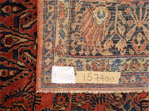 Tappeto persiano Sarug  - Asta Una casa fiorentina. Tra tradizione e modernit Le collezioni, i dipinti, gli arredi - III  - Associazione Nazionale - Case d'Asta italiane