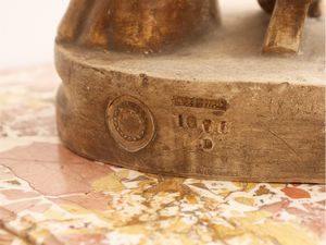 Eros, Manifattura di Signa, inizio del XX secolo  - Asta Una casa fiorentina. Tra tradizione e modernit Le collezioni, i dipinti, gli arredi - III  - Associazione Nazionale - Case d'Asta italiane