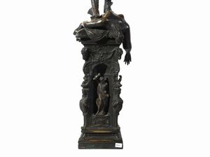 SCULTORE ITALIANO DEL XIX SECOLO : Perseo con la testa di Medusa, da Benvenuto Cellini  - Asta Una casa fiorentina. Tra tradizione e modernit Le collezioni, i dipinti, gli arredi - III  - Associazione Nazionale - Case d'Asta italiane