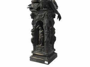 SCULTORE ITALIANO DEL XIX SECOLO : Perseo con la testa di Medusa, da Benvenuto Cellini  - Asta Una casa fiorentina. Tra tradizione e modernit Le collezioni, i dipinti, gli arredi - III  - Associazione Nazionale - Case d'Asta italiane