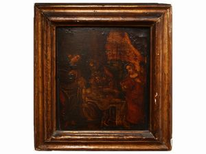 Scuola veneto-cretese del XIX secolo - Compianto sul Cristo morto