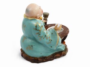 Jacob Petit : Magot in porcellana, Parigi met del XIX secolo  - Asta Una casa fiorentina. Tra tradizione e modernit Le collezioni, i dipinti, gli arredi - III  - Associazione Nazionale - Case d'Asta italiane