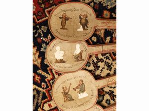 Cinque mestoli decorativi in legno laccato  - Asta Una casa fiorentina. Tra tradizione e modernit Le collezioni, i dipinti, gli arredi - III  - Associazione Nazionale - Case d'Asta italiane