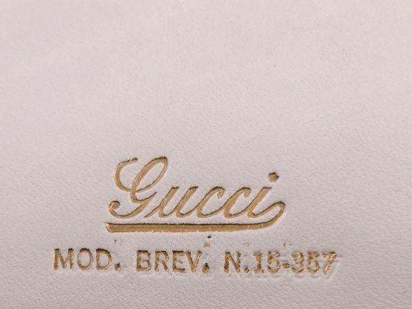 Gucci, Borsa a mano in pelle color riso e bamboo  - Asta Vintagemania - Associazione Nazionale - Case d'Asta italiane