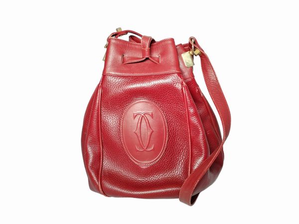 Le Must de Cartier, Borsa a secchiello  - Asta Vintagemania - Associazione Nazionale - Case d'Asta italiane