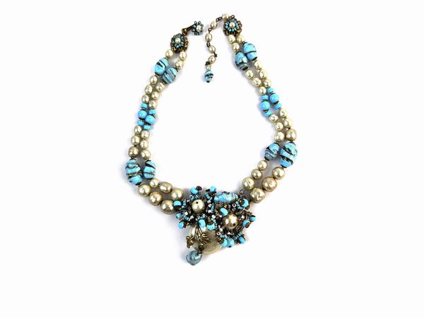 Miriam Haskell, Demi parure collana e bracciale  - Asta Vintagemania - Associazione Nazionale - Case d'Asta italiane