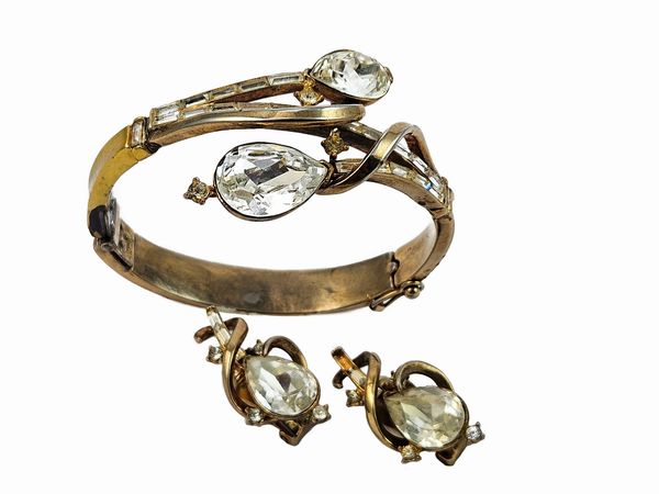 Trifari, Demi parure Gems of India  - Asta Vintagemania - Associazione Nazionale - Case d'Asta italiane